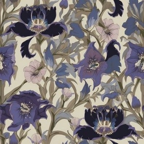 Art Nouveau Iris