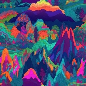 Psychedelic Mountain Trip
