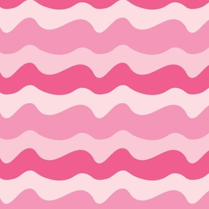 Seamless Pink Waves