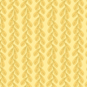 simple yellow leafy stripes by rysunki_malunki