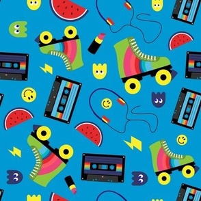 80s Retro Objects for non-directional wallpapers