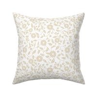 soft neutral beige flowers on a white background 02 - small scale