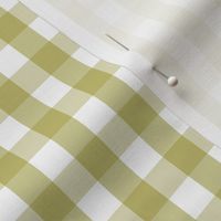 1/2” Gingham Check (leafy green) included in Playful Pals collection