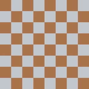 retro checkers - cinnamon and dove 