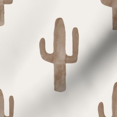 Boho desert - brown Saguaro L