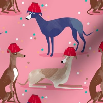 Whippet fabric pink