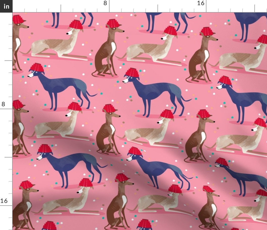 Whippet fabric pink