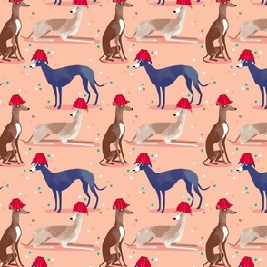 Whippet fabric peach