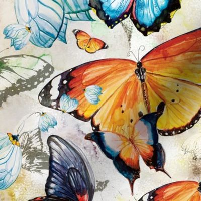 Watercolor Butterflies