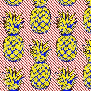 pop art pineapple