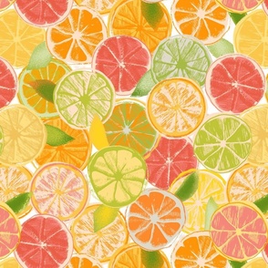 Fresh Citrus Tropical Fruit Orange Lime Lemon Grapefruit