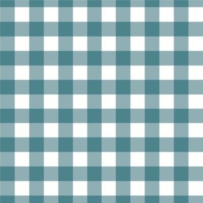 Teal Gingham