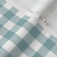 Soft Teal Gingham