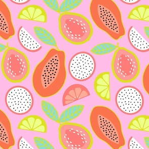 Summer Fruit in Bubblegum Pink