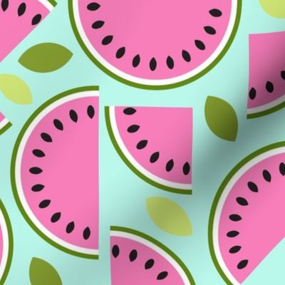 fruity watermelon geometric normal scale