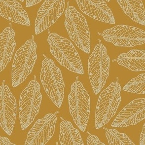 BUNCH OF LEAVES-YELLOW OCHRE