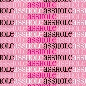 Asshole- pink