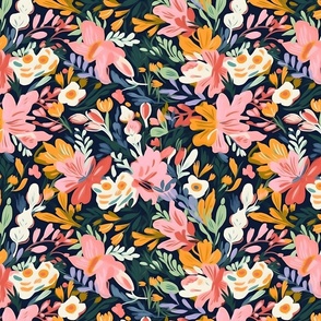 bright and vibrant floral 