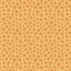 Snowflakes_Red _ Gold - MEDIUM