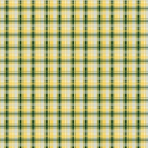 Plaids_Yellow, Green, Gray - SMALL