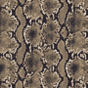 Pixelated Python Sepia