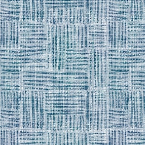 Textured woven - blue