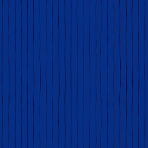 12x12 wonky pinstripes black stripes on royal blue