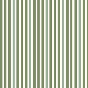 Geometric stripe vertical bold in light sage, sage green and natural white