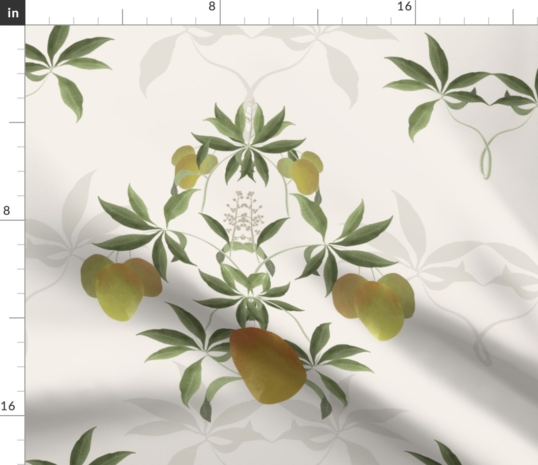 "Mango No 5" - Tropical Fruits Symmetry