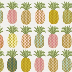 Vintage Pineapples for tropical vibes