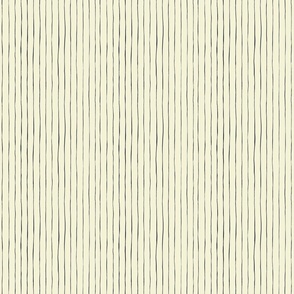 6x6 wonky pinstripes black stripes on cream