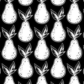 Linocut Pears