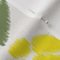 ikat pineapples in lemon lime and sage | large