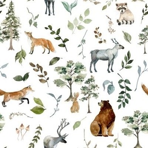 Woodland Whimsy Forest Animals