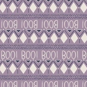 BOO! Spooky Geo in Purple - Small
