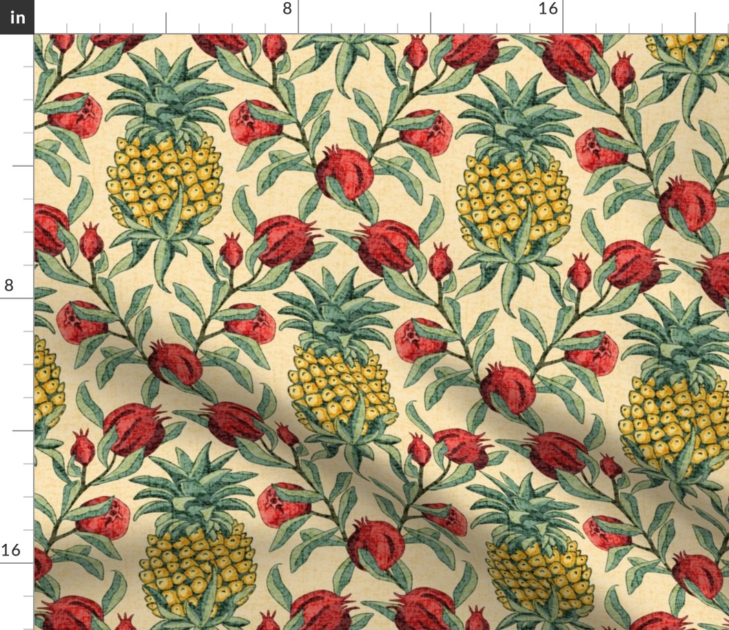 Pineapples And Pomegranates  - Medium - Texture