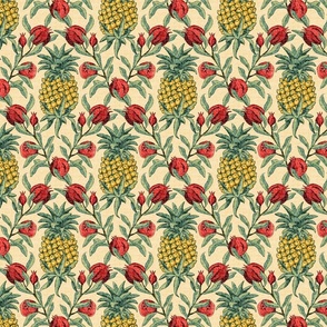 Pineapples And Pomegranates - Small - Texture