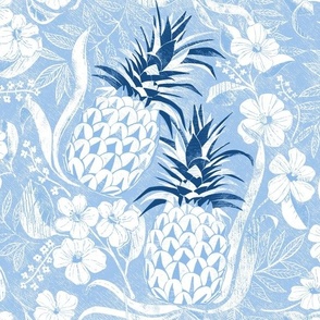  Tropical Pineapple -blue