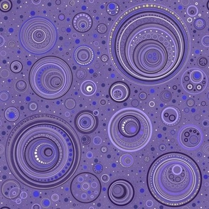 Violet dots and circles SMALL