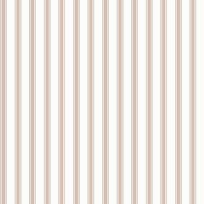 Ticking Stripe: Light Blush Beige Pillow Ticking