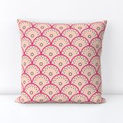 dragonfruit retro pattern