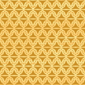 Tropicana passementerie / Golden / Large scale