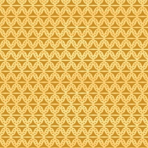 Tropicana passementerie / Golden / Medium scale