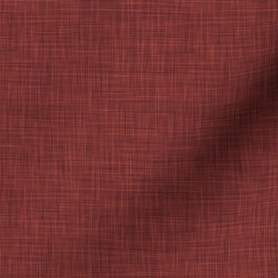 Double Linen - Dark Pomegranate - Linen Texture  -(Pineapple & Pomegranate)