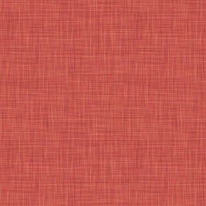 Double Linen - Light Pomegranate - Linen Texture - (Pineapple & Pomegranate)