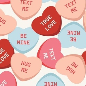 Sweet Talk: Candy Conversation Hearts Pattern