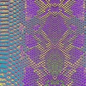 Purple Teal Python