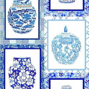 Chinoiserie Ginger Jar Patchwork