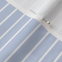 Small blue and white coastal stripe, horizontal  white stripe on light blue for beach and swimwear 