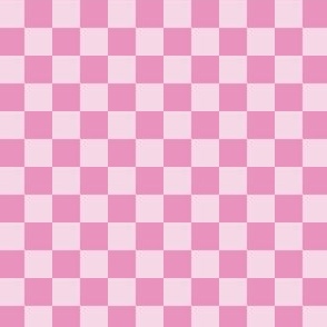 Tiny  checker in bright pink and pastel pink for girls summer swimwear and coastal accessorie